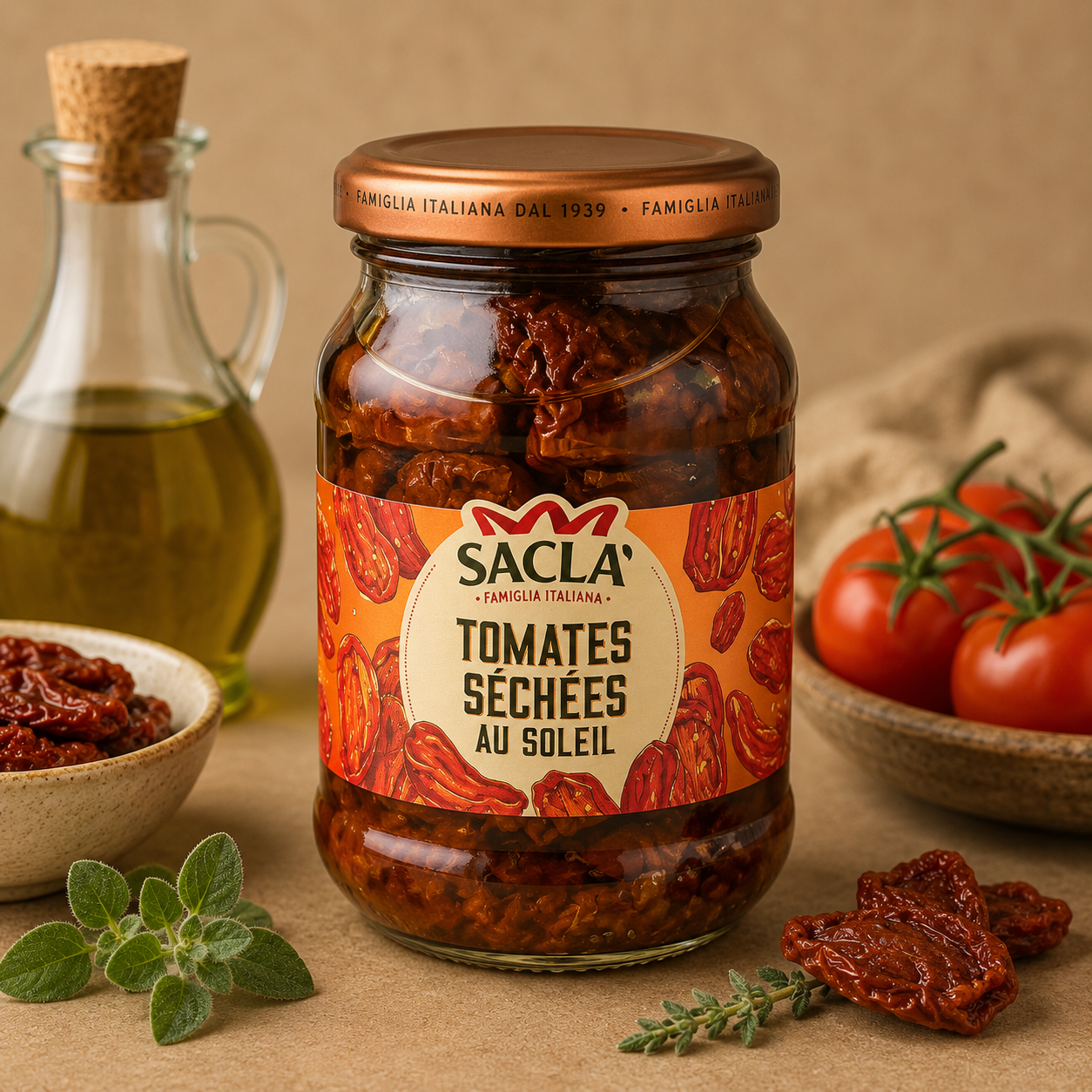 Saclà Roșii Uscate în Ulei, 280 g – Antipasti Italian