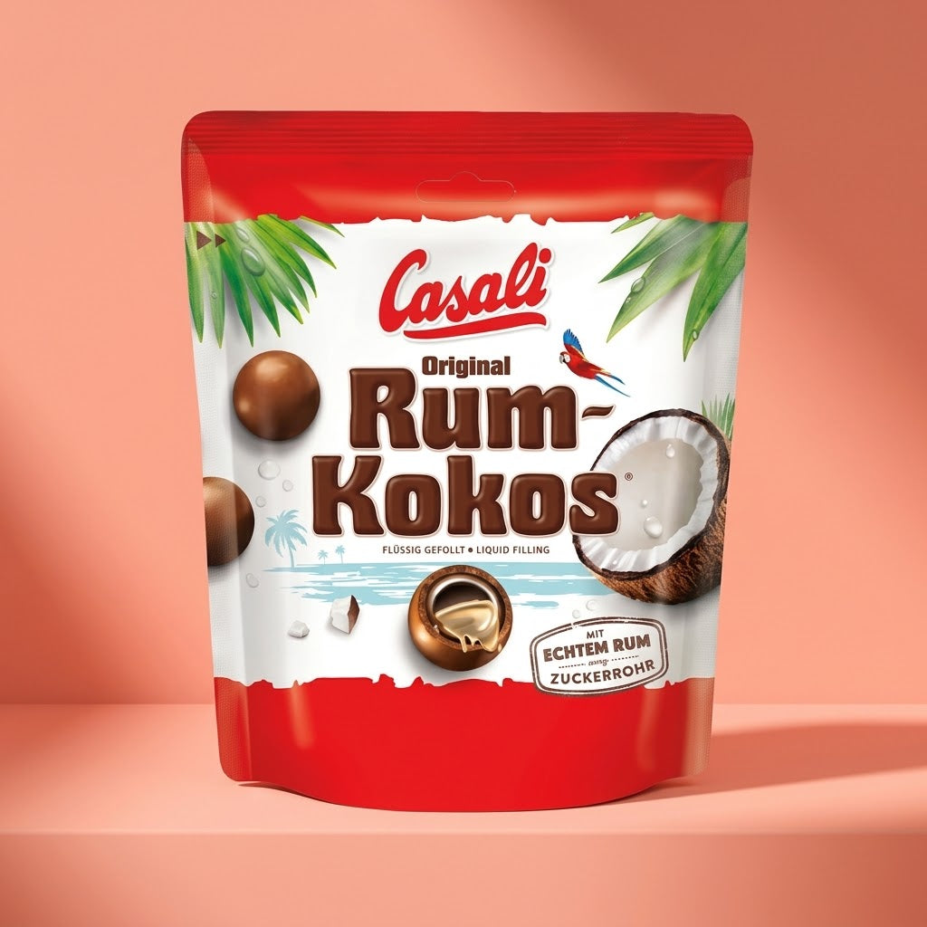 Casali – Bomboane cu Rom și Cocos, 175 g