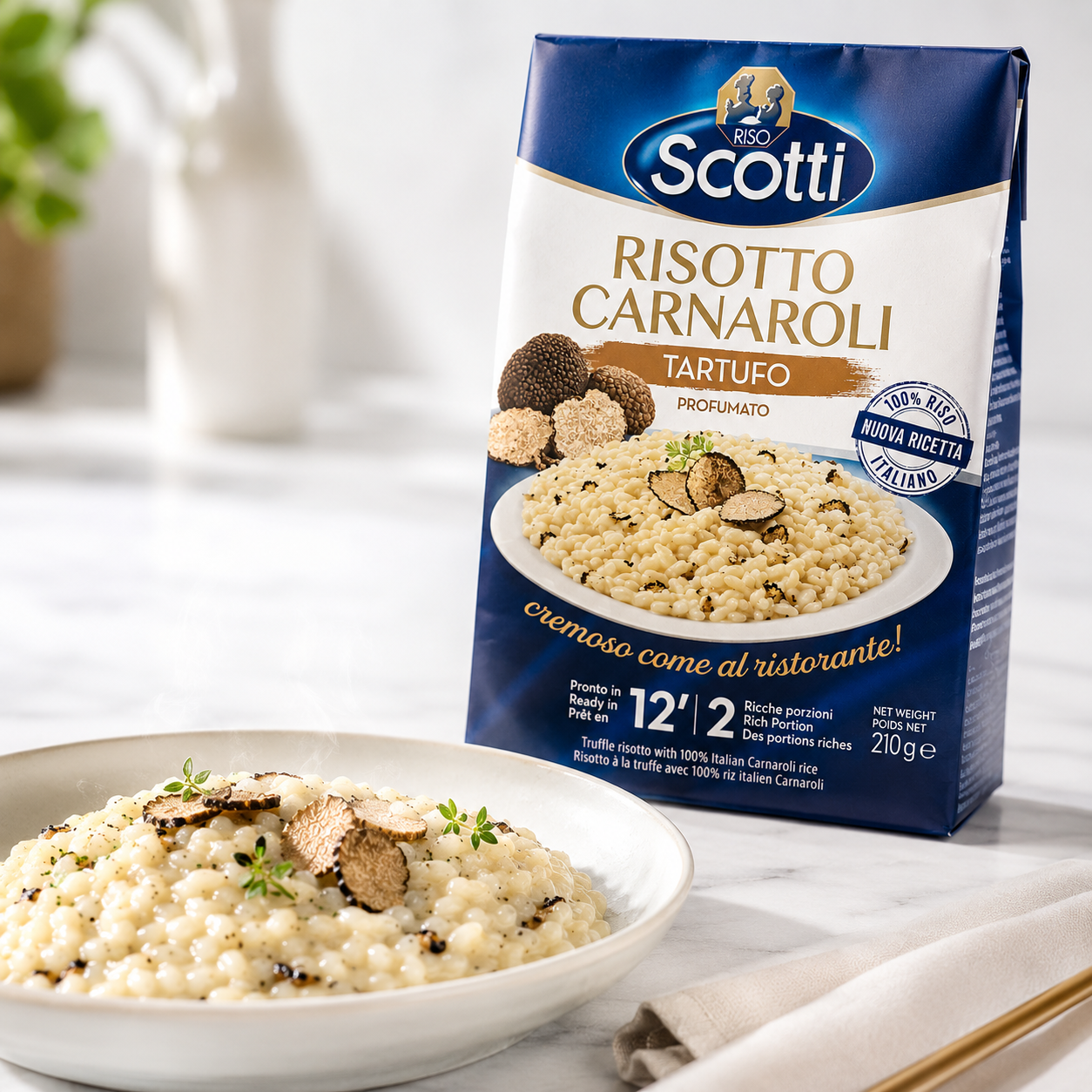 Riso Scotti – Risotto Carnaroli cu Trufe, 210 g