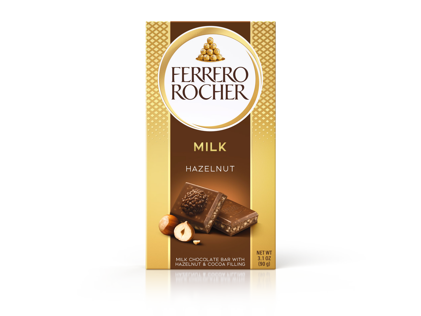 Ciocolată cu Lapte și Alune de Pădure Ferrero Rocher 90g