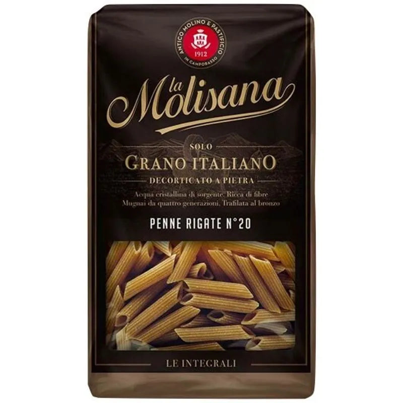 Penne Integrale La Molisana Nr.20 500g – Paste Integrale din Grâu Dur