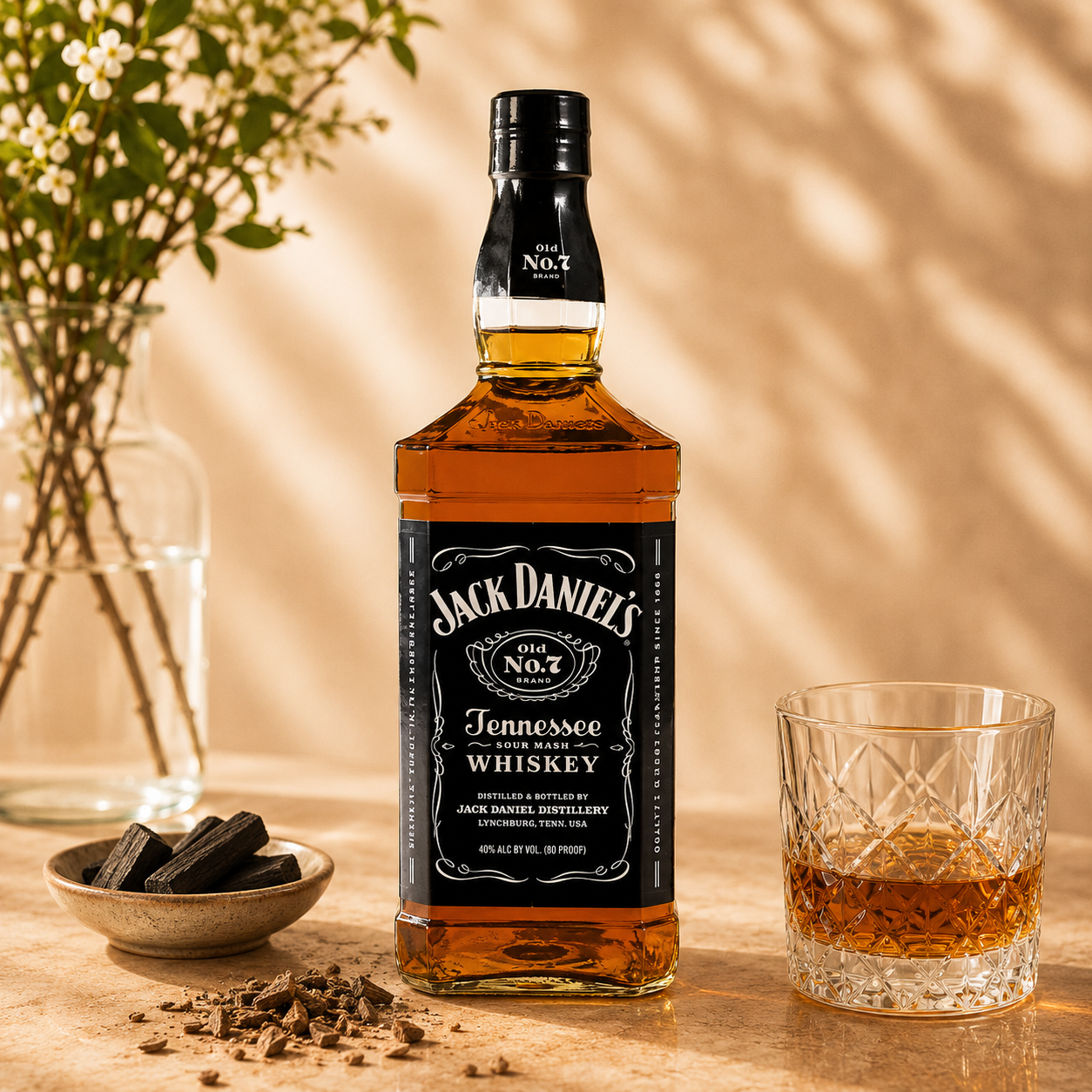 Jack Daniel's Old No. 7 Tennessee Whiskey, 40%, 1 L