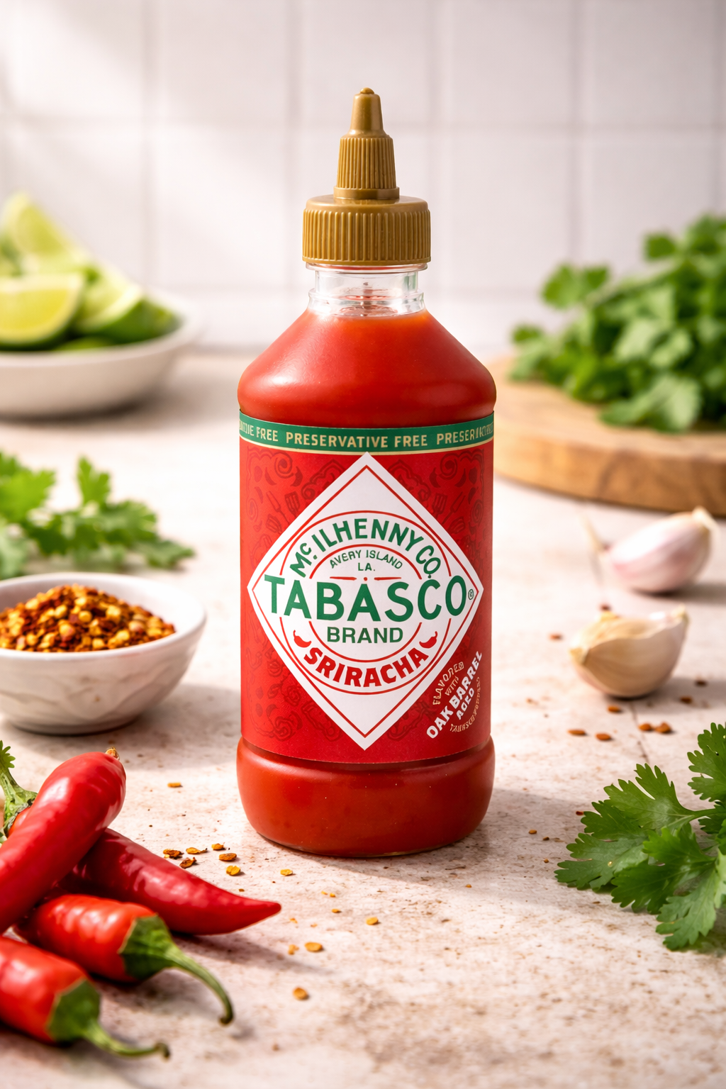 Sos Sriracha Tabasco 256ml – sos picant din chili, stil asiatic