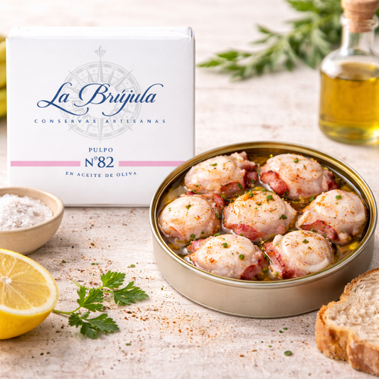 Caracatiță în Ulei de Măsline 138g | La brújula