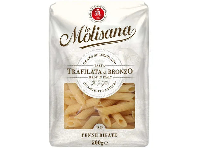 Penne Rigate La Molisana Nr.20 500g – Paste Italiene pentru Sosuri și Paste la Cuptor
