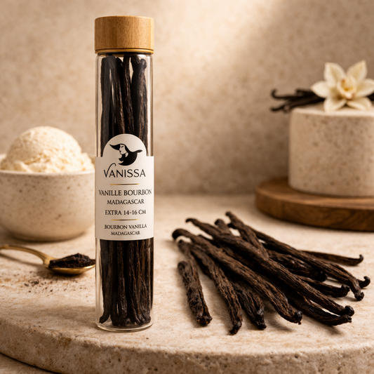 Păstăi de Vanilie Bourbon din Madagascar – Extra 14–16 cm (10 buc.) | Vanissa