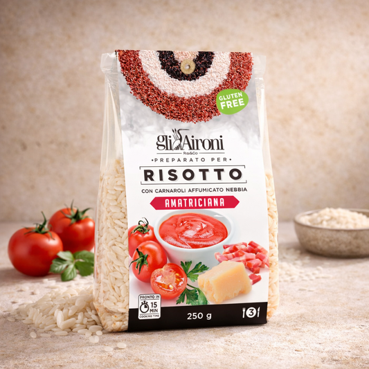 Risotto Amatriciana cu Orez Afumat 250g | Gli Aironi