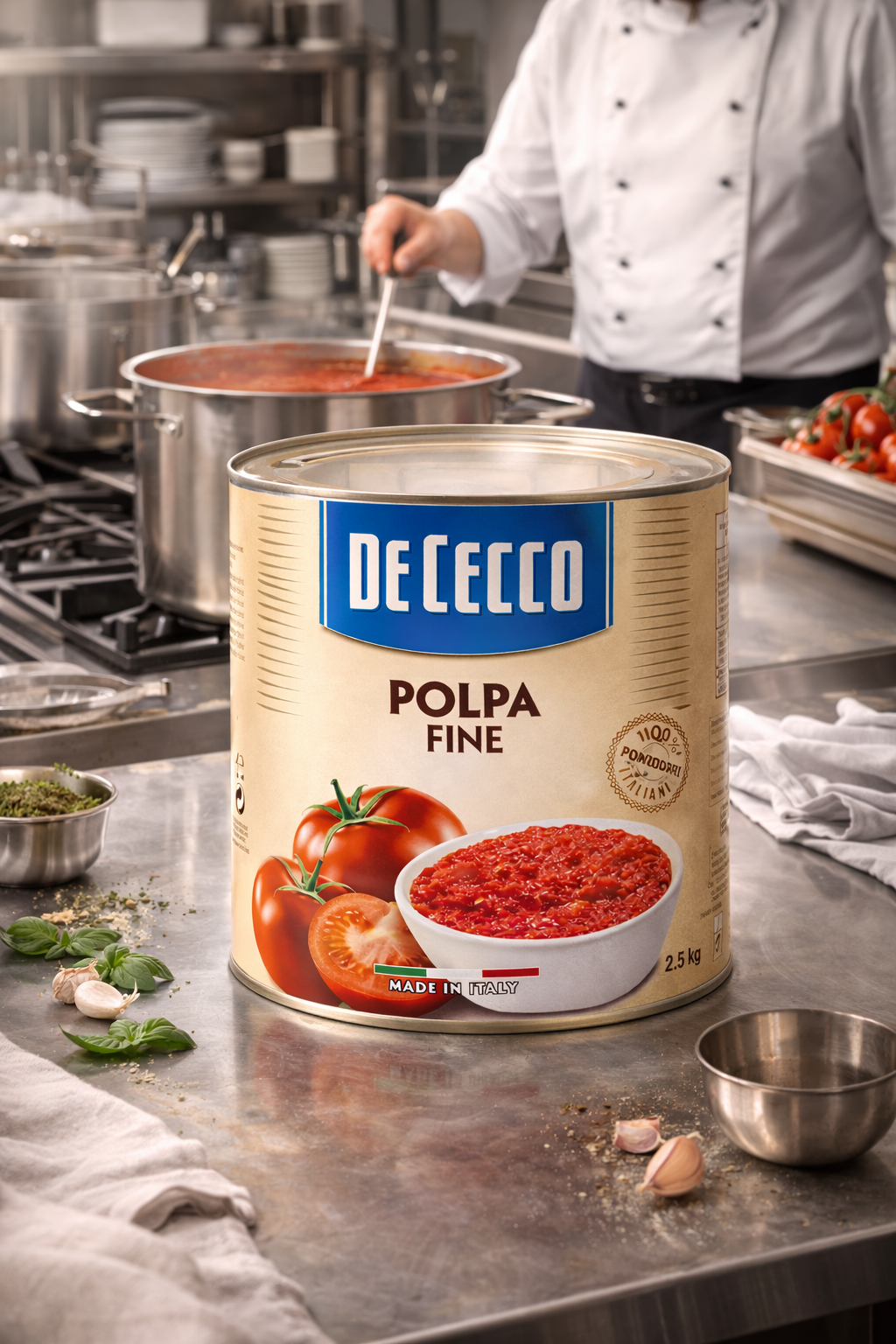 Pulpă de Roșii Mărunțite De Cecco 2,5kg