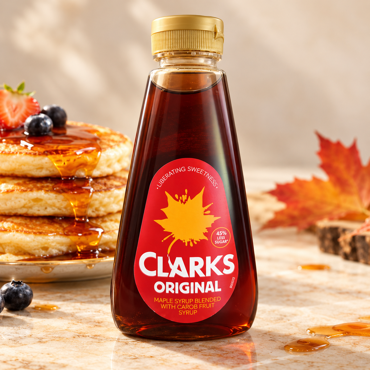 Clarks Original – Sirop de Arțar cu Sirop de Roșcove, 500 ml