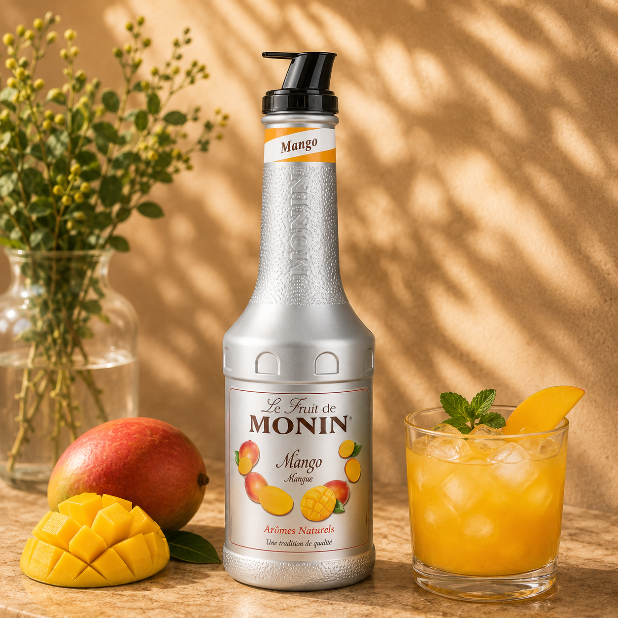 Piure Premium De Mango Monin Le Fruit, 1 L