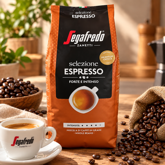 Segafredo Zanetti Selezione Espresso 1 kg – Cafea Boabe pentru Espresso, Forte și Intens, Premium Choice