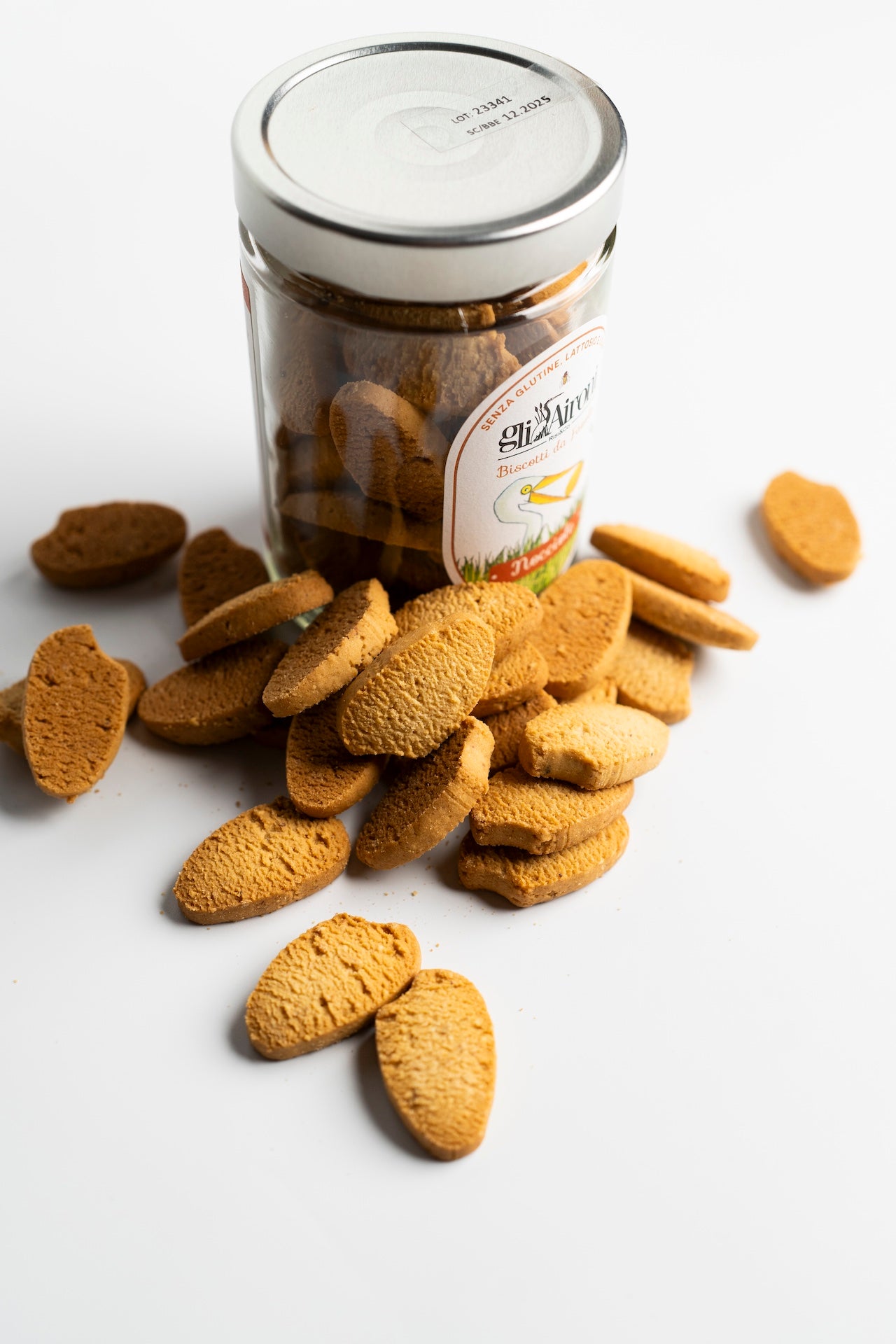 Biscuiti de Orez cu Alune 180g | Gli Aironi.