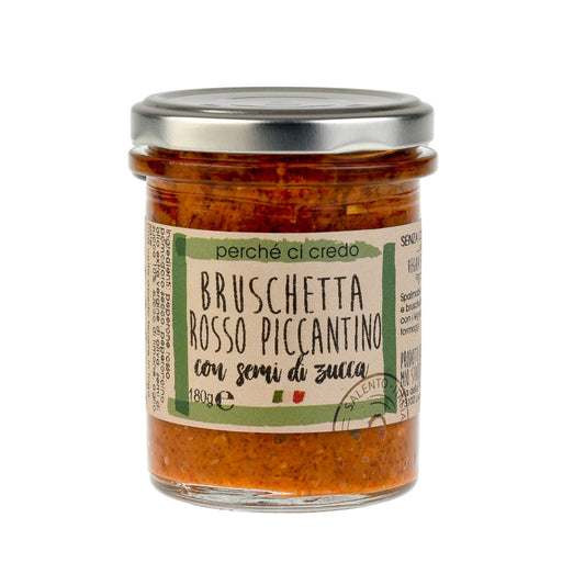Bruschetta Picantă Rosso Piccantino 180g | Perché ci Credo