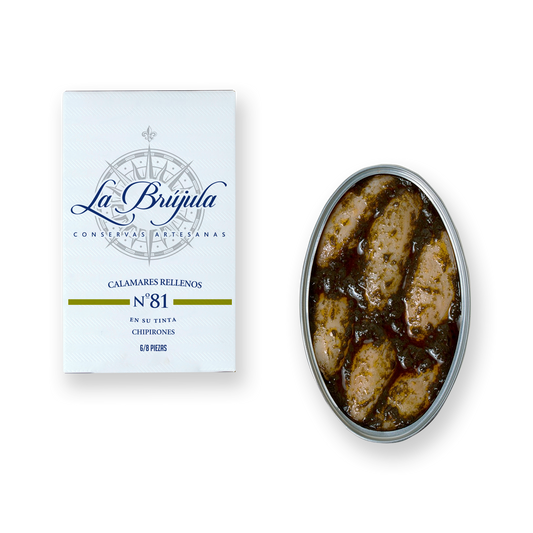 Calamari Umpluti în Cerneală Proprie 6/8 bucăți | La brújula