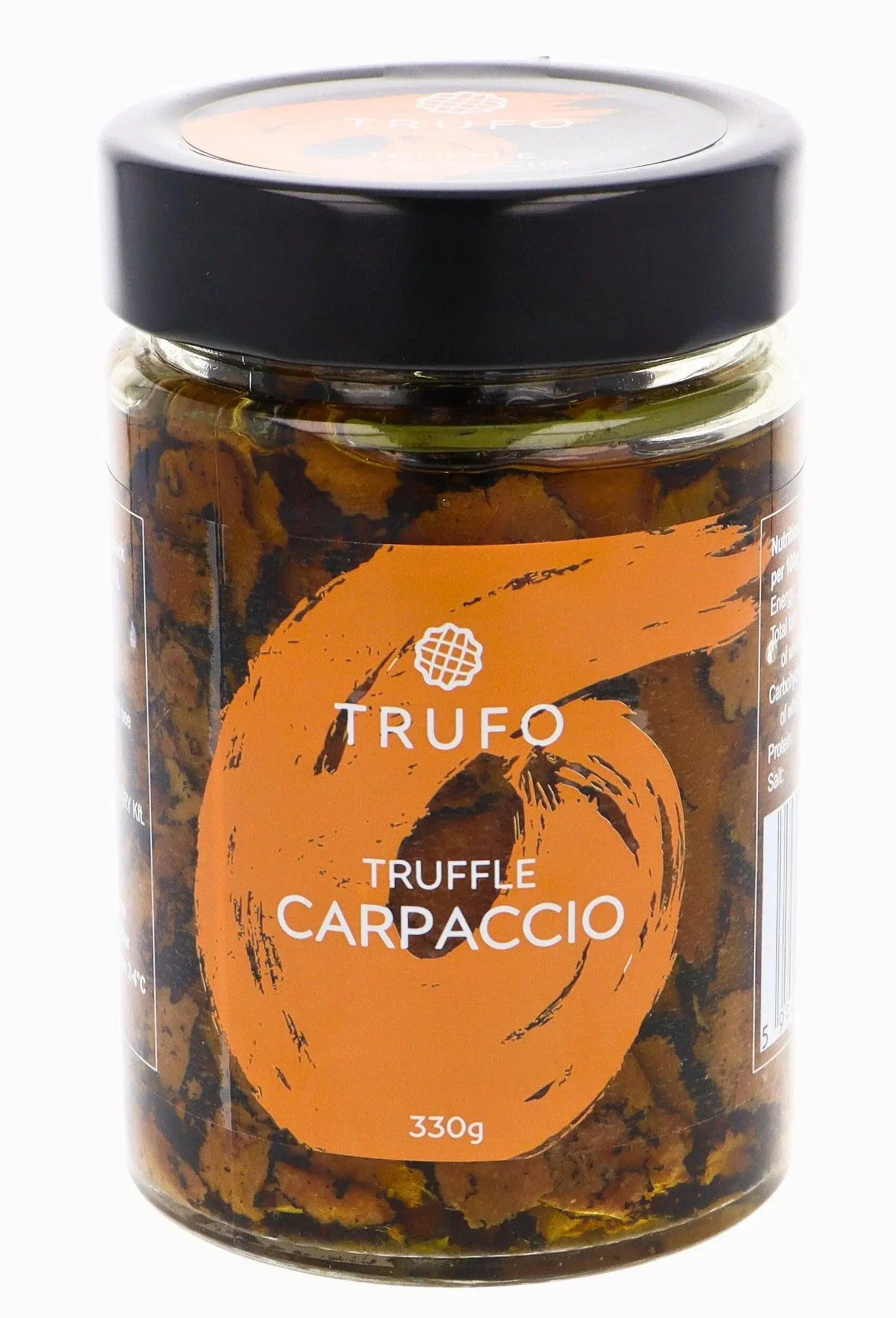 Carpaccio de Trufe Negre Trufo 110g – felii fine de trufe în ulei, delicatesă gourmet