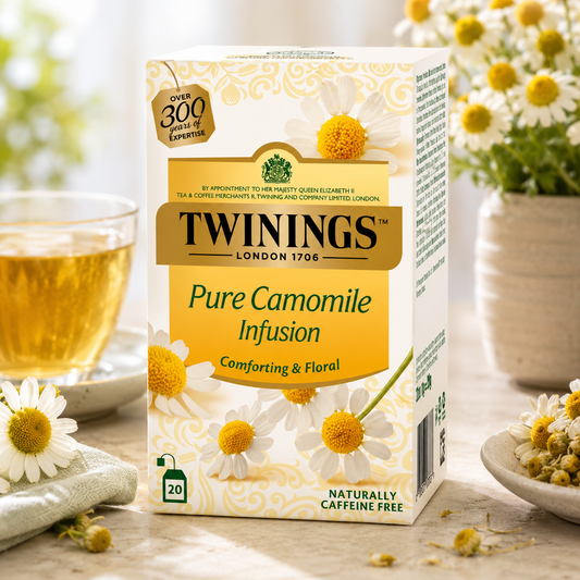 Ceai Premium De Mușețel Twinings Pure Camomile, 20 Plicuri