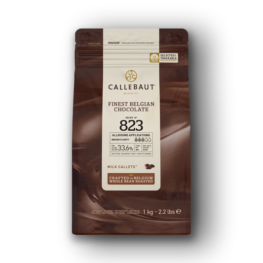 Ciocolată belgiană cu lapte 33,6% cacao Callebaut Recipe 823 – 1 kg