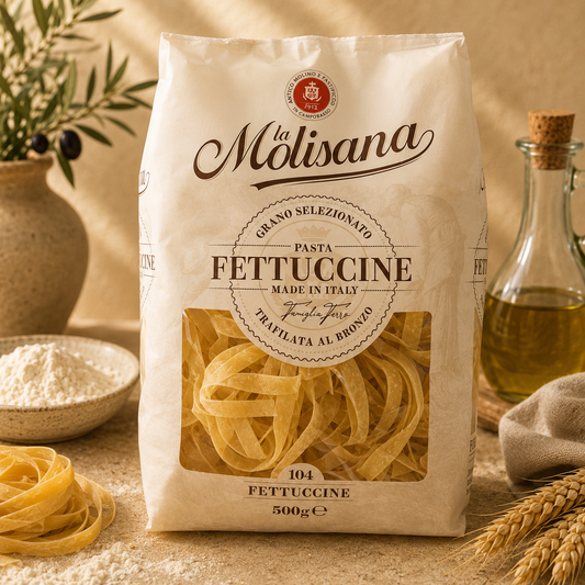 Fettuccine La Molisana Nr.104 500g – Paste Italiene pentru Sosuri Fine