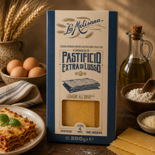 Foi de Lasagna cu Ou La Molisana 500g – Pentru Lasagna de Casă