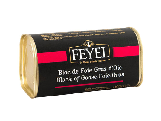 Foie Gras de Gâscă Bloc 200g Feyel