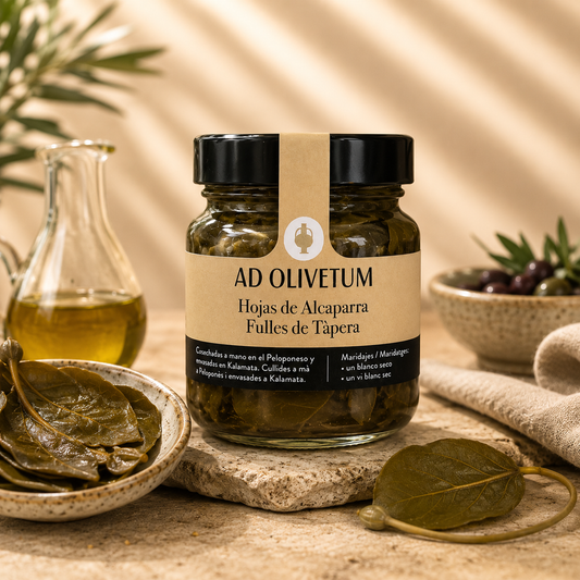 Frunze de Capere în Ulei de Măsline Ad Olivetum 180g – Delicatesă Mediteraneană pentru Salate și Pește