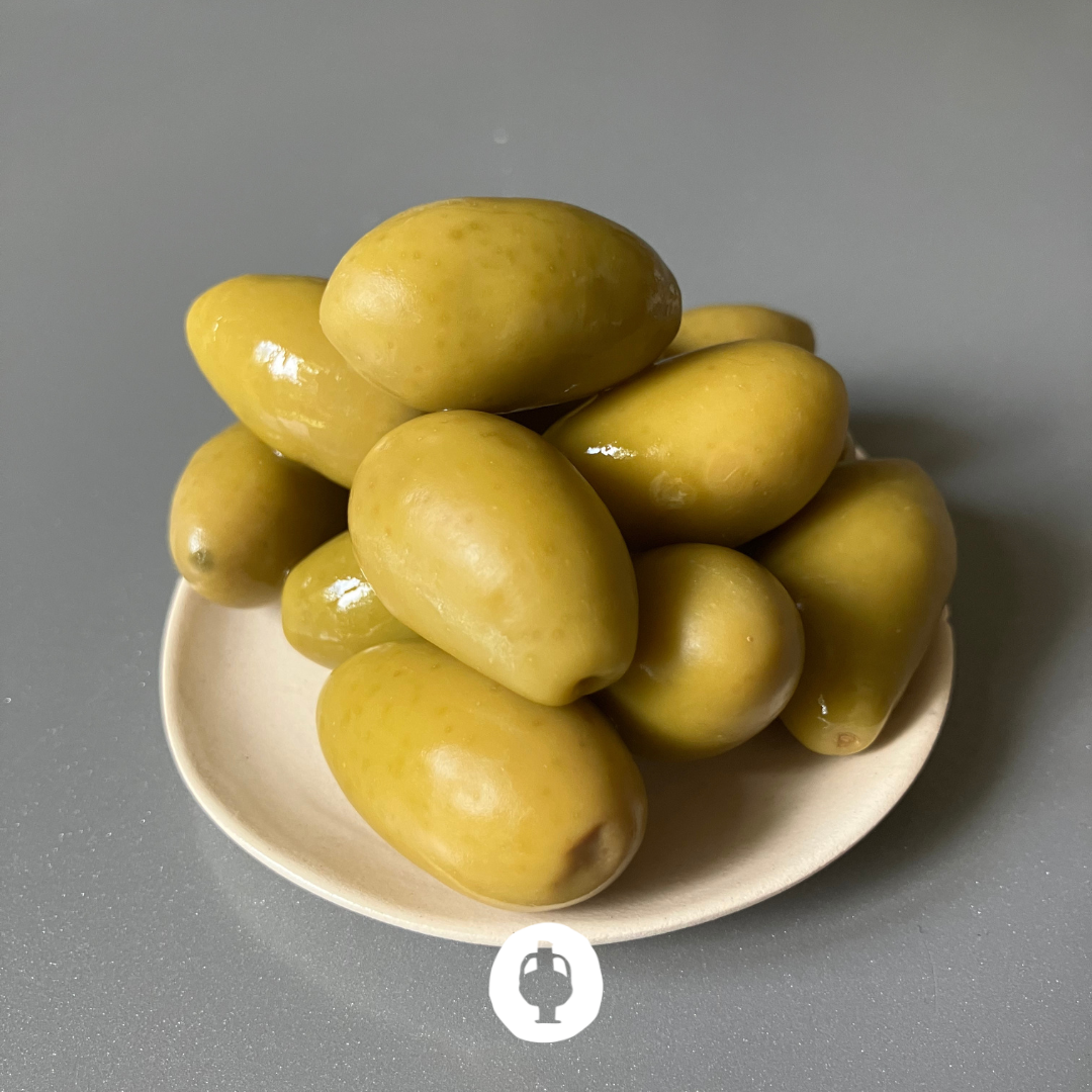 Măsline Verzi Bella di Cerignola în Saramură 200g | Ad Olivetum.