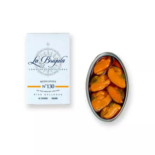 Midii Marinate Escabeche 16/20 bucăți | La brújula