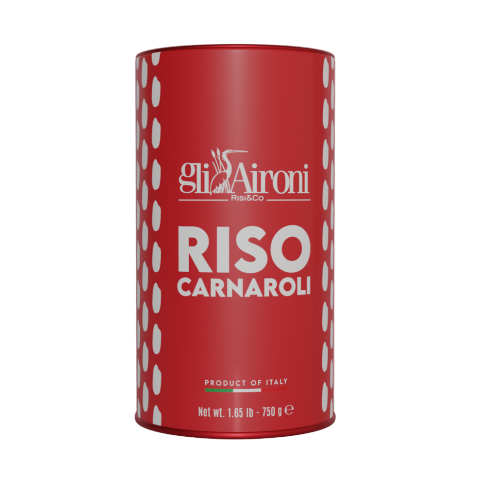 Orez Carnaroli 750g Latta Rossa | Gli Aironi.