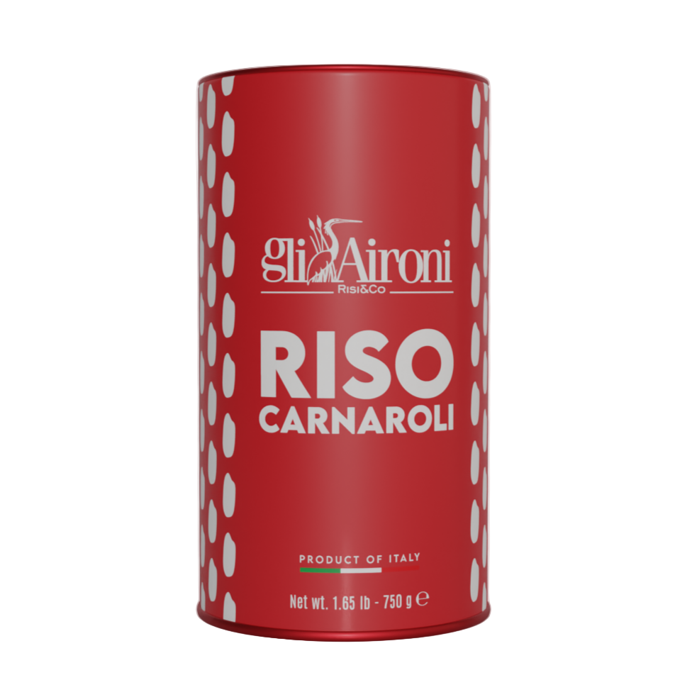 Orez Carnaroli 750g Latta Rossa | Gli Aironi