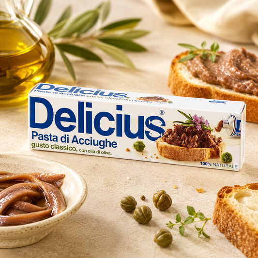 Pastă de Anșoa cu Ulei de Măsline Delicius 60g