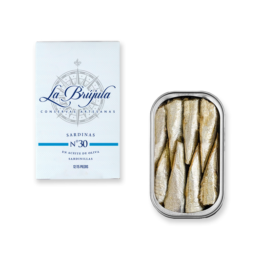 Sardine în Ulei de Măsline 12/15 bucăți | La brújula