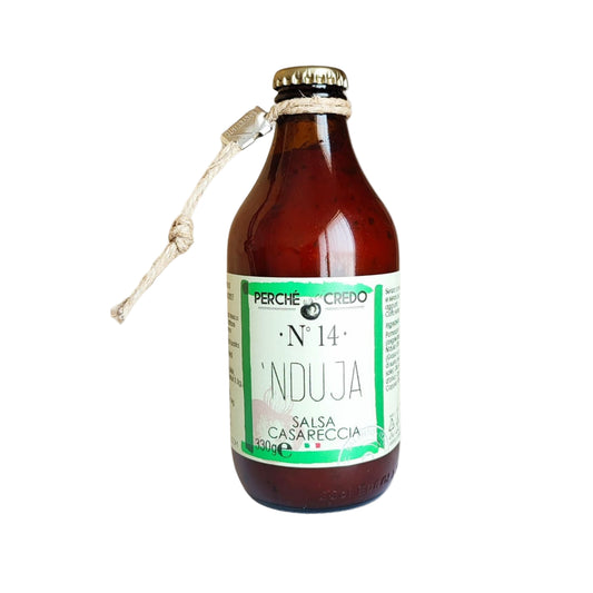 Sos de roșii italian cu ’Nduja picantă calabreză – artizanal Perché ci Credo (330g)