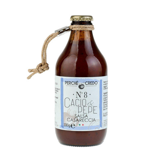 Sos italian Cacio e Pepe – roșii și brânzeturi maturate, Perché ci Credo (330g)