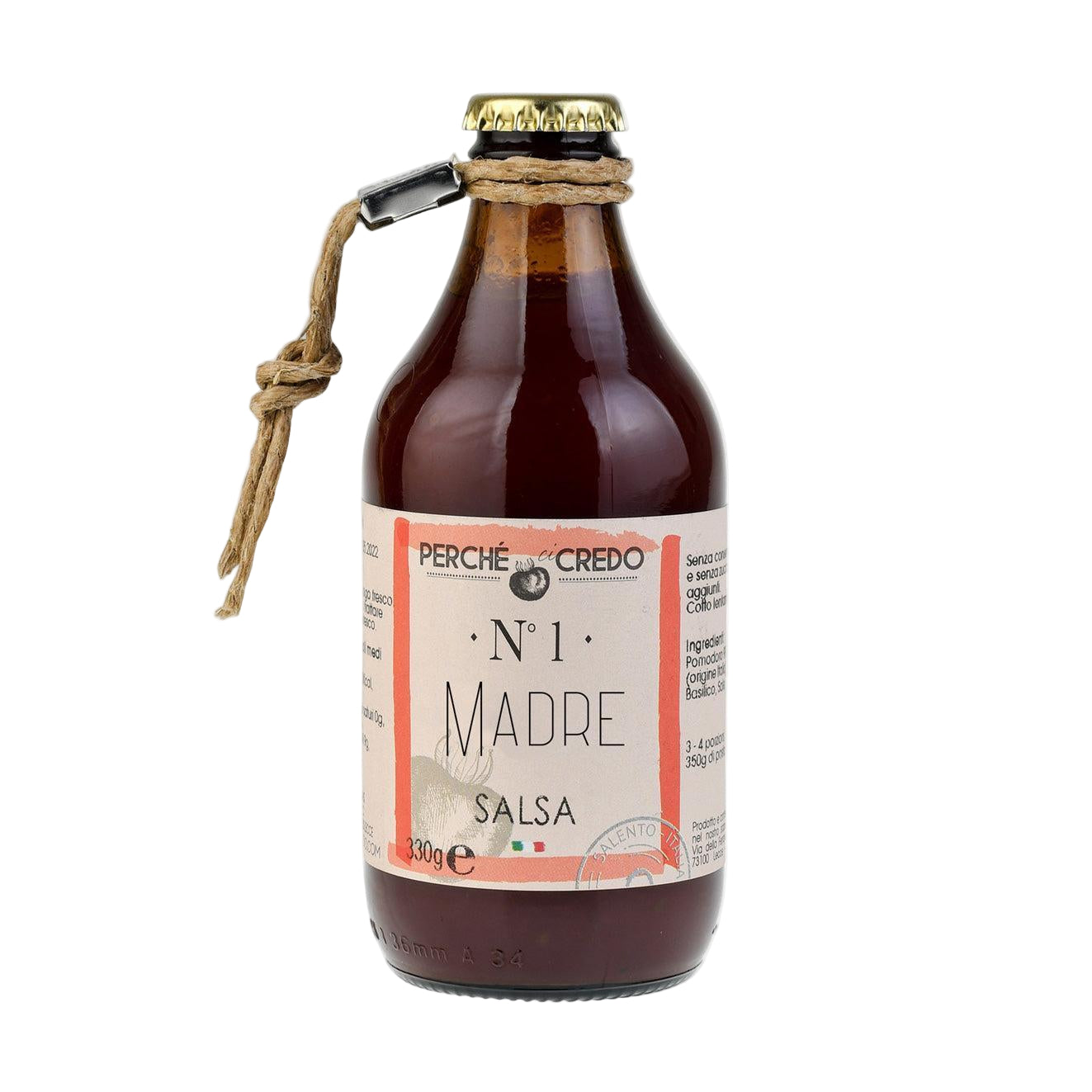 Sos italian de roșii „Salsa Madre” – gust autentic și echilibrat, Perché ci Credo (330g)