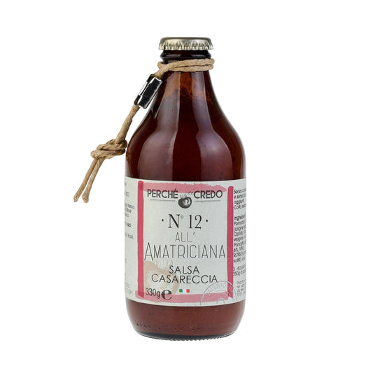 Sos italian de roșii all’Amatriciana – rețetă tradițională romană, Perché ci Credo (330g)