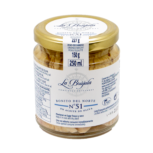 Ton Alb Bonito del Norte în Ulei de Măsline 227g | La brújula