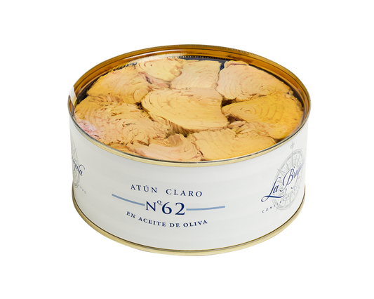 Ton Galben Bucăți în Ulei de Măsline 990g | La brújula