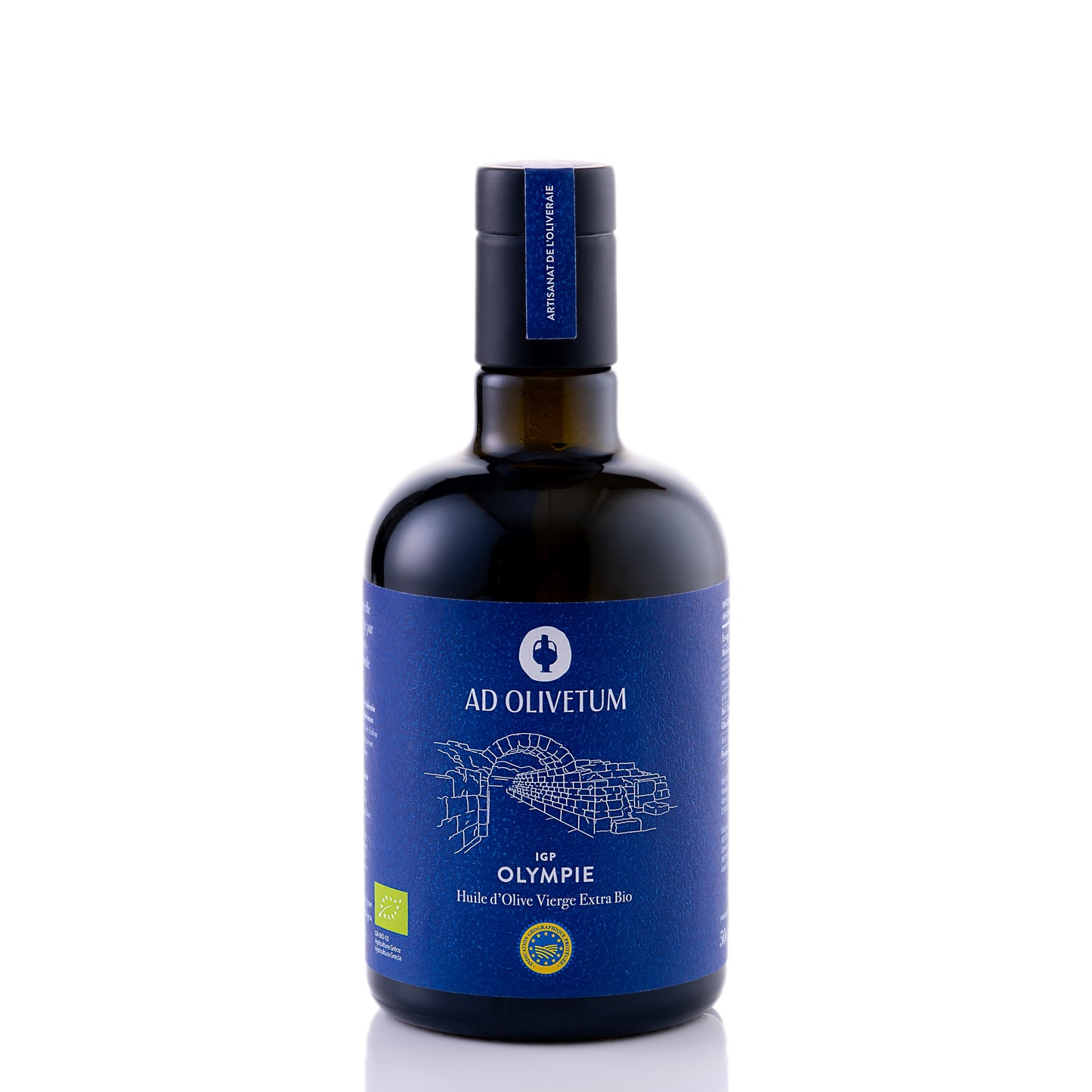 Ulei de măsline extravirgin PGI Olympia organic – Ad Olivetum (500 ml)
