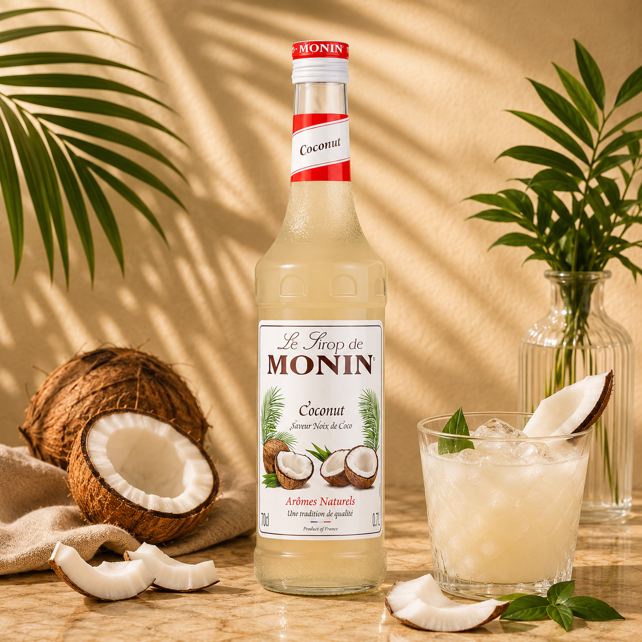 Sirop Premium Monin Cocos, 700 ml