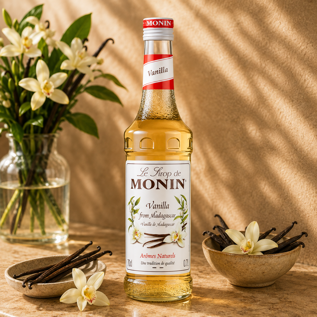 Sirop Premium Monin Vanilie, 700 ml