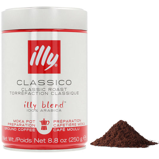 Illy Moka Classico Cafea Macinata 250g.