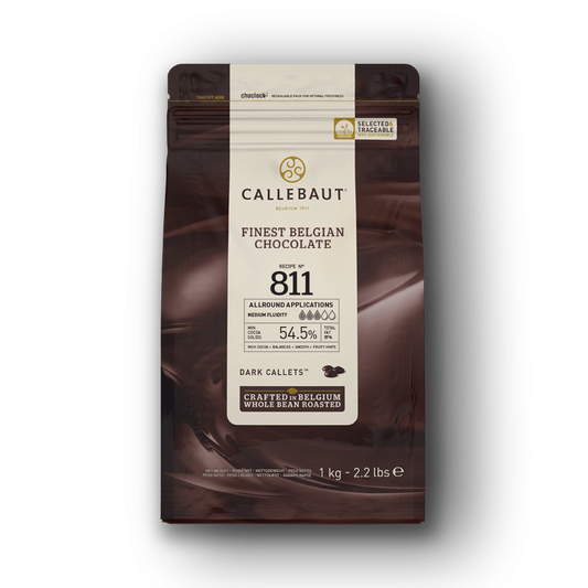 Ciocolată belgiană neagră 54,5% cacao Callebaut Recipe 811 – 1 kg