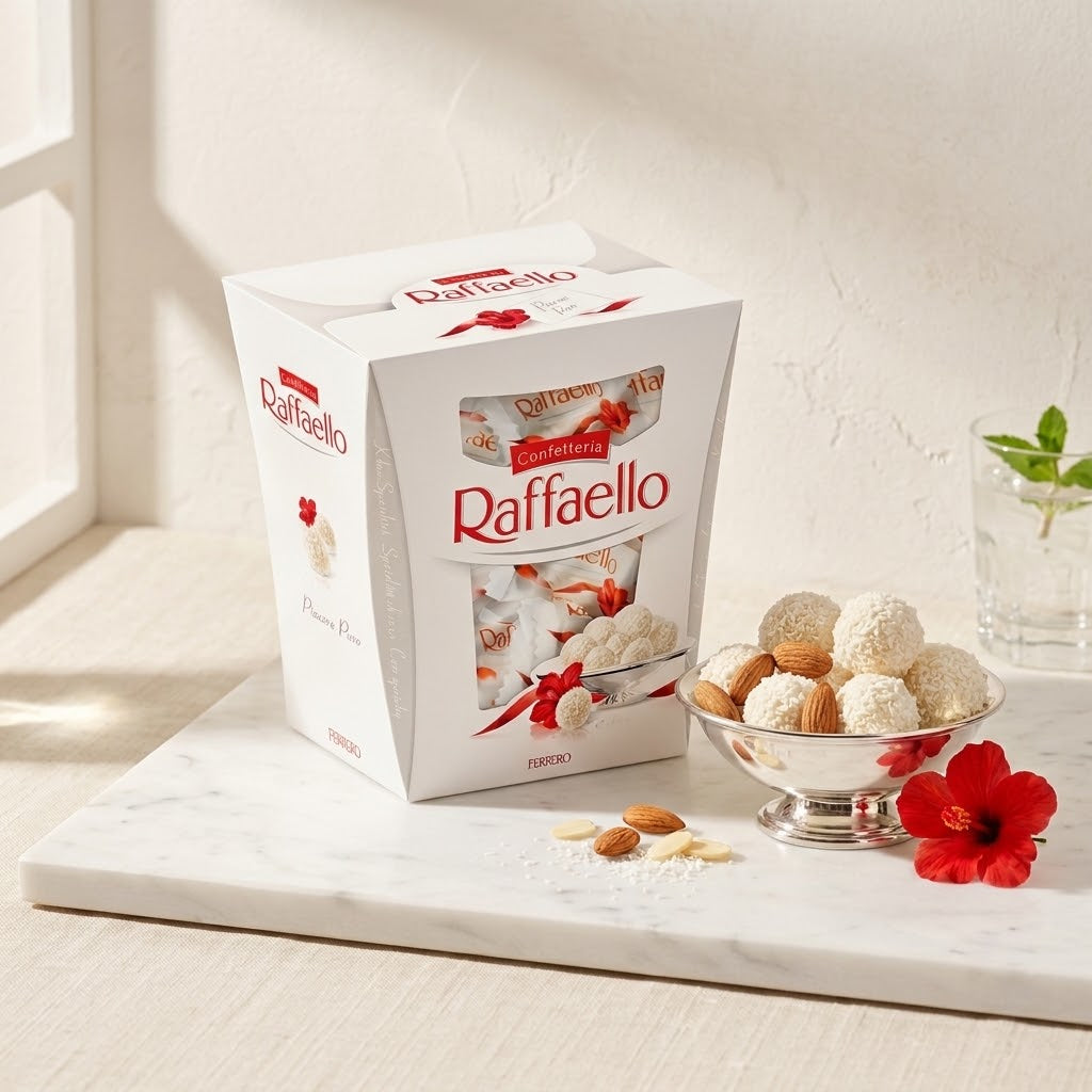 Raffaello – Praline cu Nucă de Cocos și Migdale, 150 g