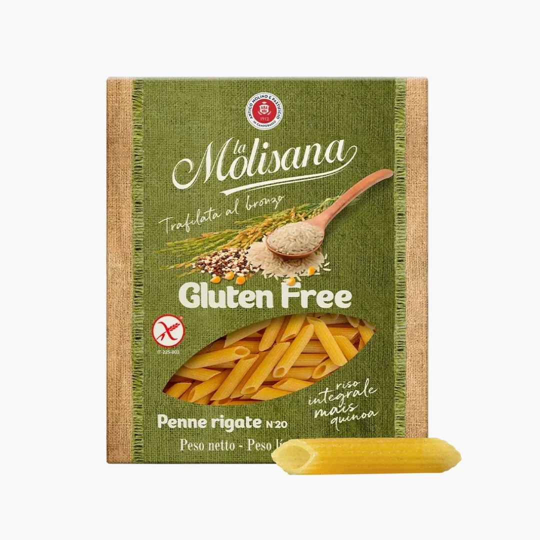 Penne Rigate Fără Gluten La Molisana Nr.20 400g – Paste Gluten Free