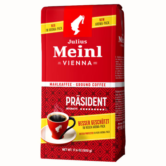 Cafea Macinata Julius Meinl Prasident 500g.