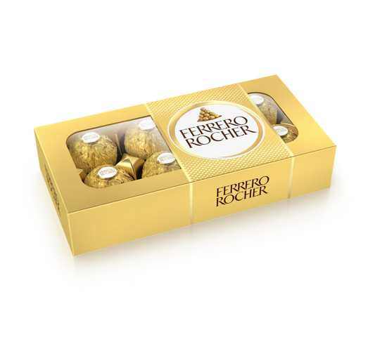 Praline Ferrero Rocher, 8 bomboane, 100g