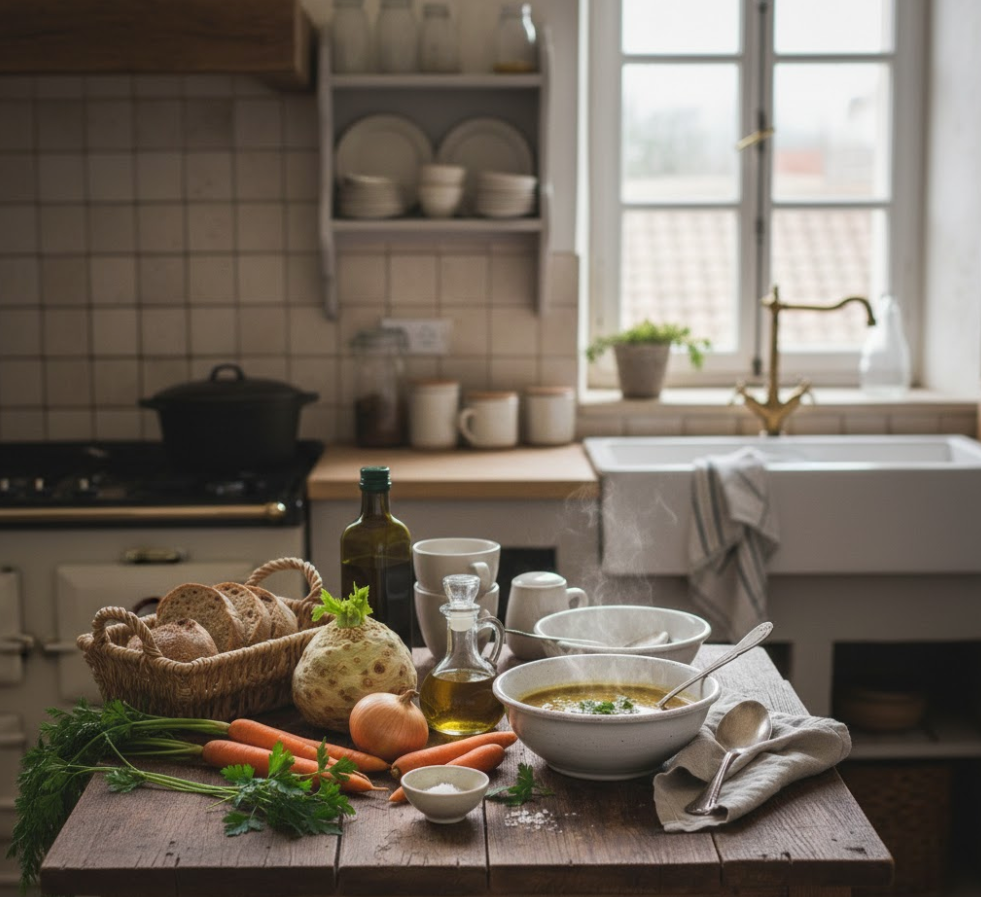 Supa perfectă de iarnă: ingrediente puține, gust profund