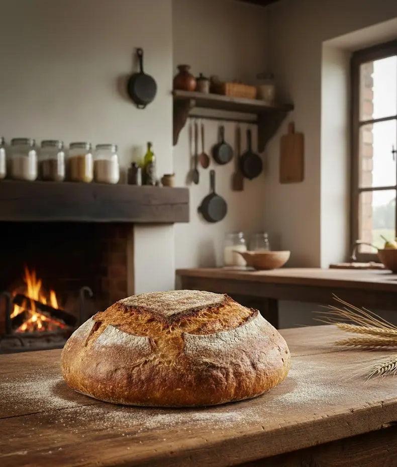Pâine rustică cu făină integrală – simplitatea care hrănește