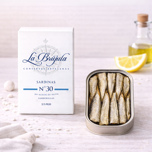 Sardine în Ulei de Măsline 12/15 bucăți | La brújula