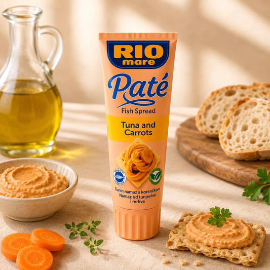 RIO Mare Paté – Pate de ton cu morcovi, 100 g